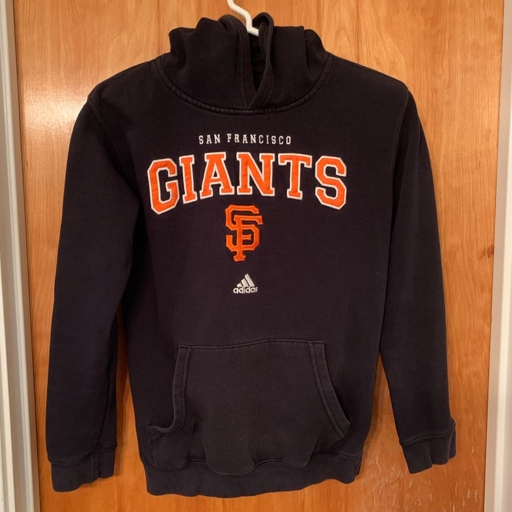 Adidas embroidered lettering Youth Medium San Francisco Giants hoodie